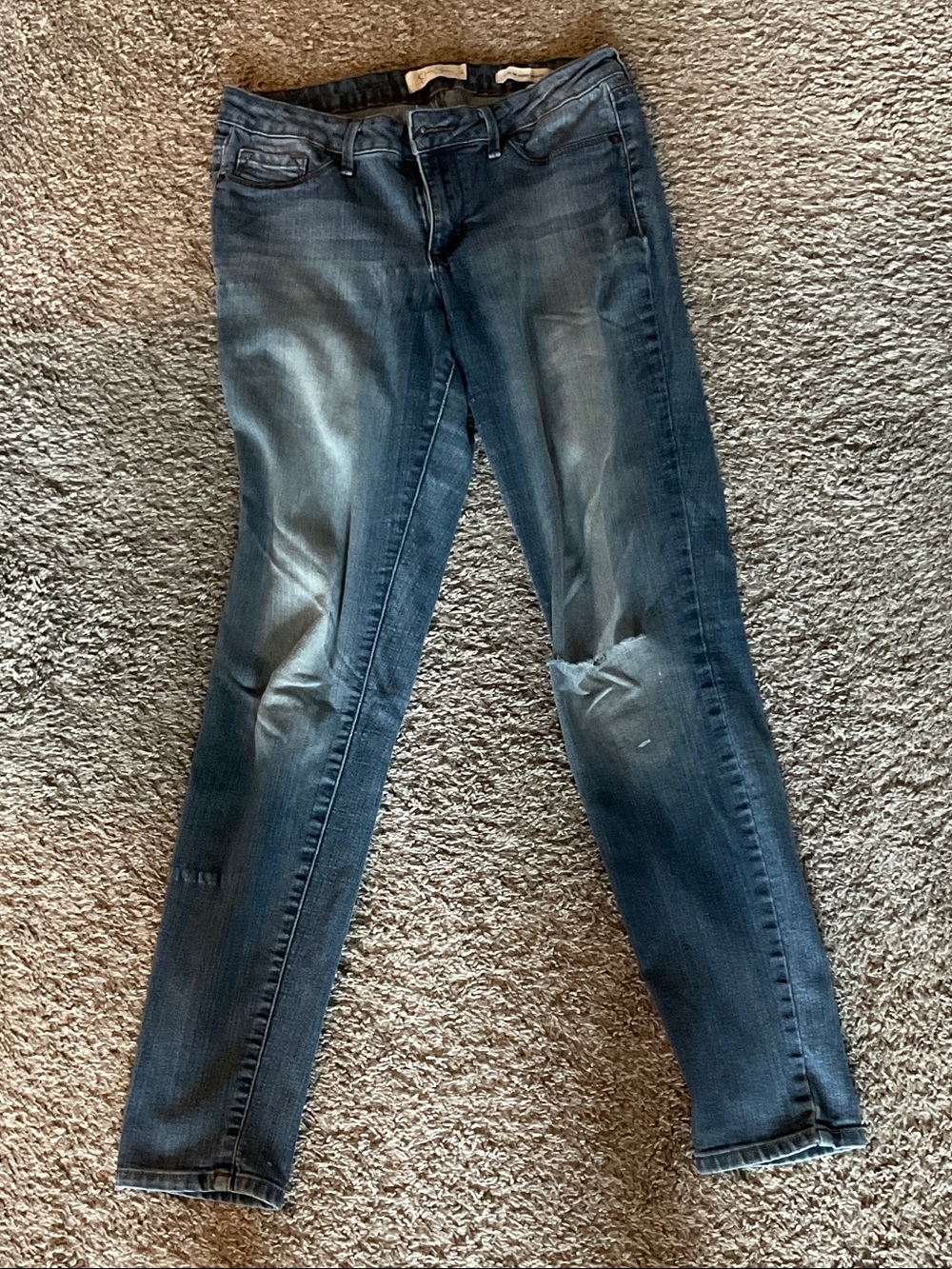 Janie and Jack Women's Skinny Jeans in Dark Blue Wash